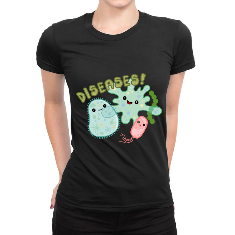 Diseases! Ladies Fitted T-Shirt by cm-arts | Artistshot