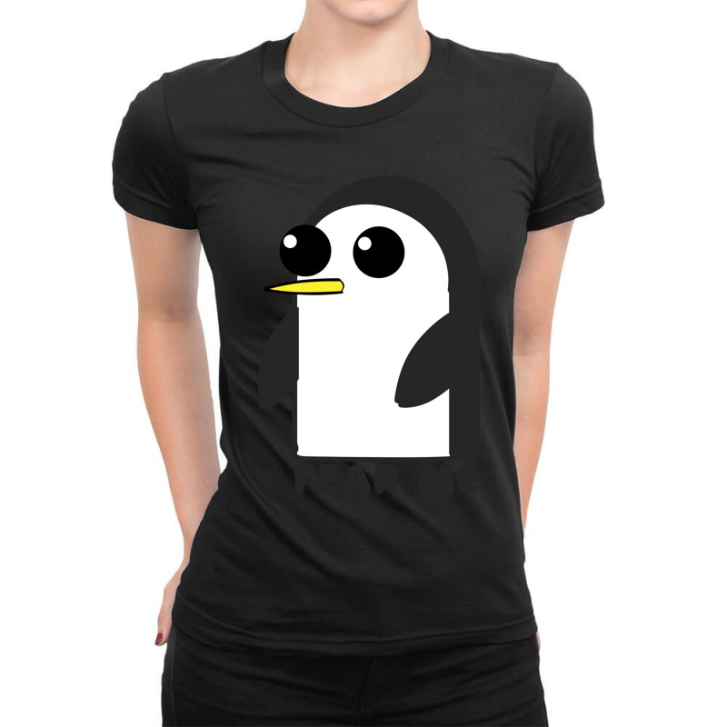 Ter Penguin Ladies Fitted T-Shirt by cm-arts | Artistshot