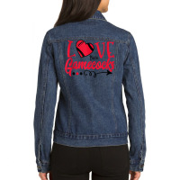 Love Those Gamecocks Fun T Shirt To Support Your Team Tank Top Ladies Denim Jacket | Artistshot