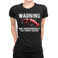 Squid Gift For Men Women Giant Squid Seafood Calamari Lovers Ladies Fitted T-shirt | Artistshot