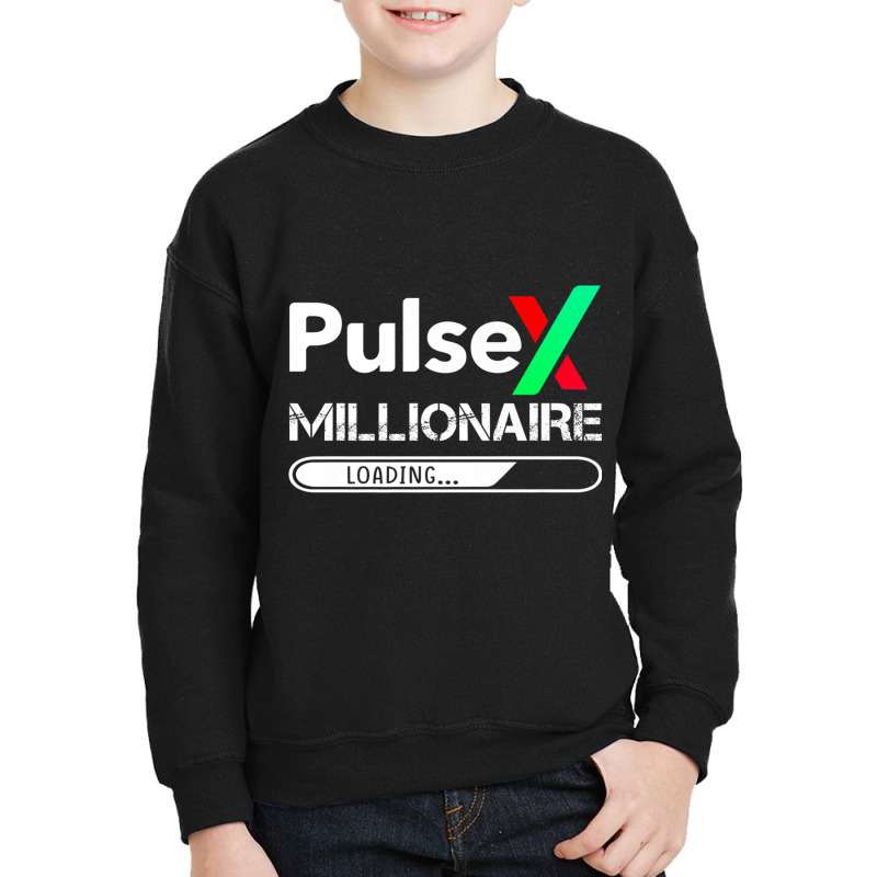 Pulsex Crypto Millionaire   Plsx Coin Premium T Shirt Youth Sweatshirt by cm-arts | Artistshot