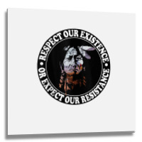 Native American Chief   Sitting Bull Lakota Sioux Tank Top Metal Print Square | Artistshot