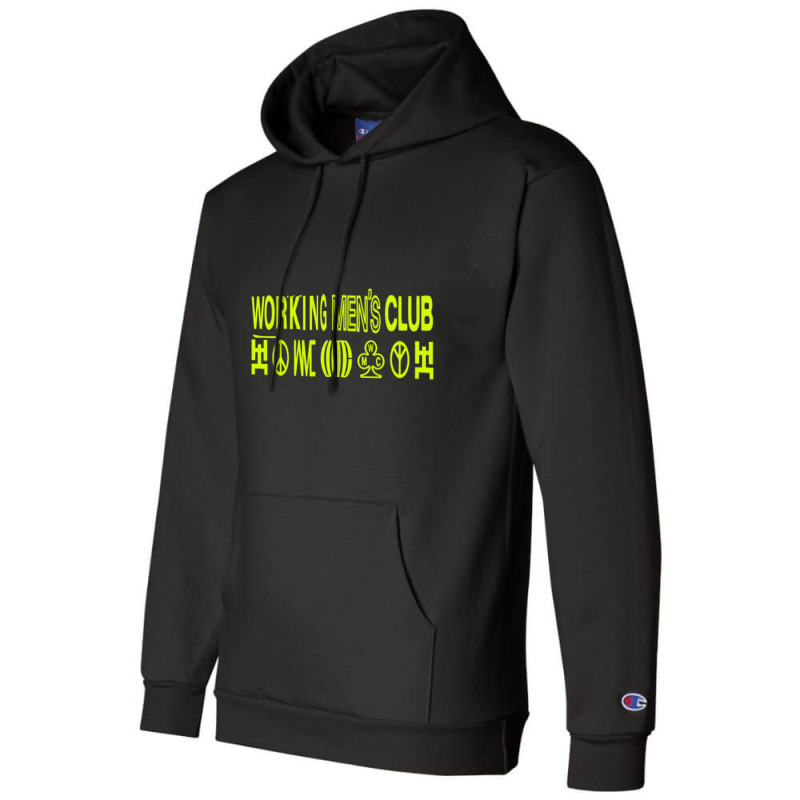 Working Men's Club Champion Hoodie by robertreynolds58 | Artistshot