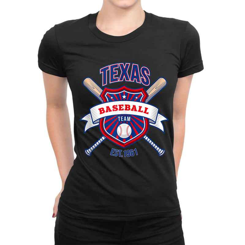 Retro Look Ranger Vintage Party Tailgate Gameday Fan Gift Tank Top Ladies Fitted T-Shirt by cm-arts | Artistshot