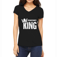 Renaissance King Women's V-neck T-shirt | Artistshot