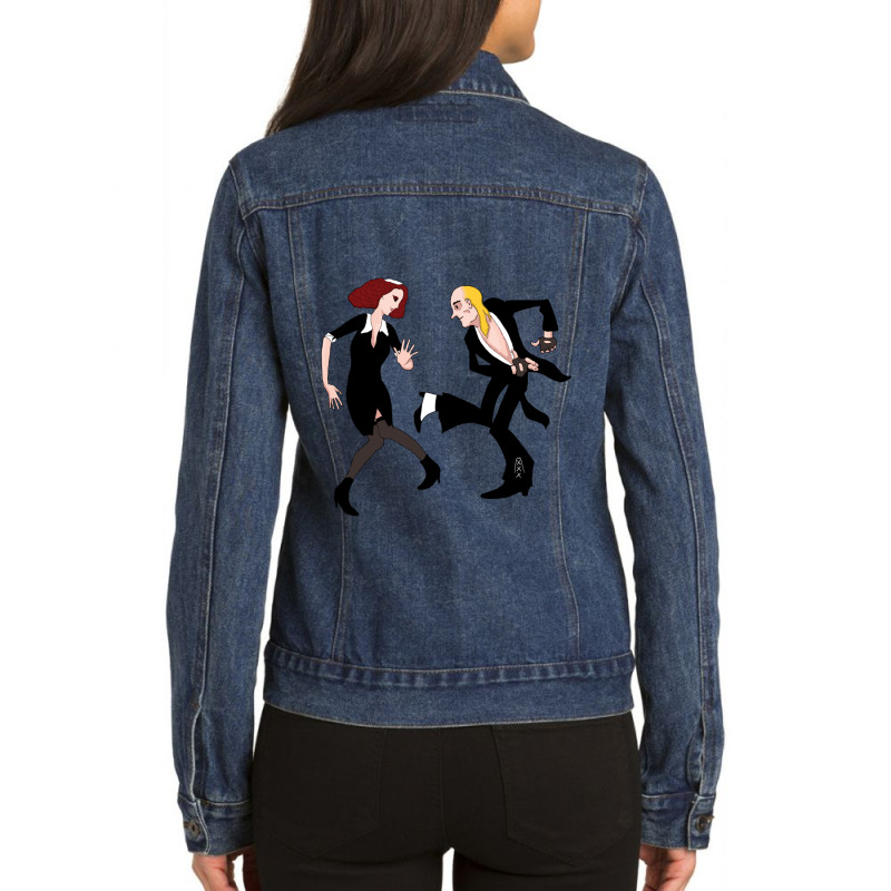 The Transylvania Twist Ladies Denim Jacket by cm-arts | Artistshot