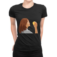 Parasite Film Peach Ladies Fitted T-shirt | Artistshot