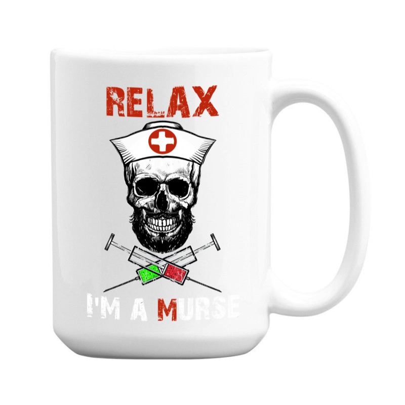 Funny Murse Male Nurse Gift 15 Oz Coffee Mug | Artistshot