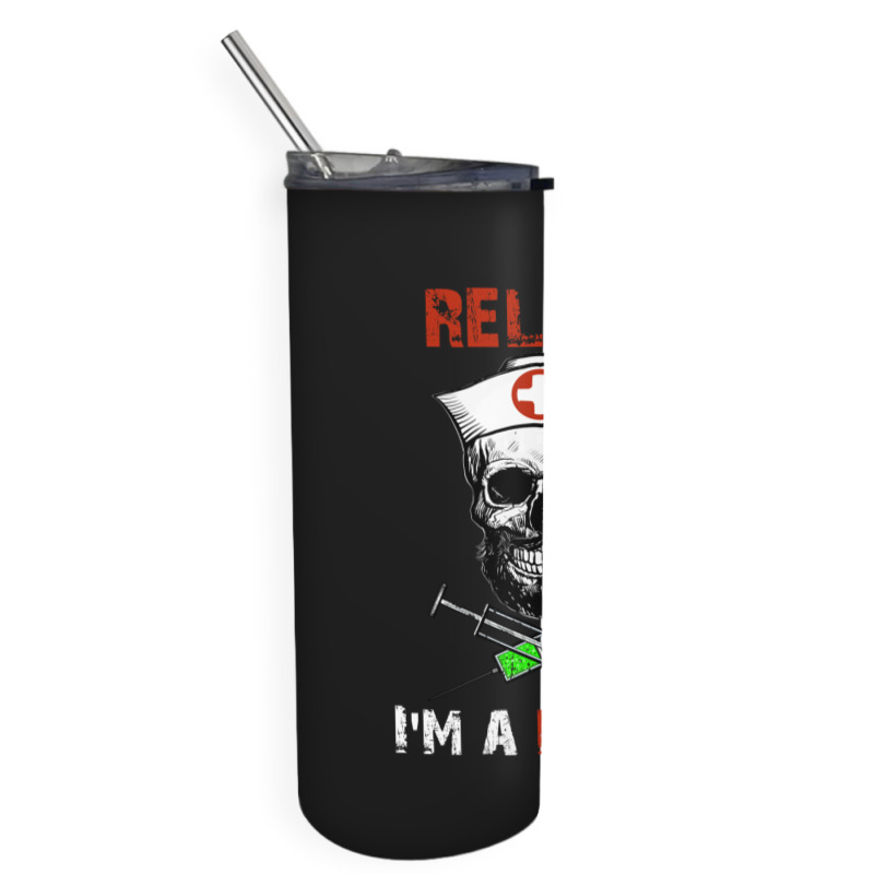 Funny Murse Male Nurse Gift Skinny Tumbler | Artistshot