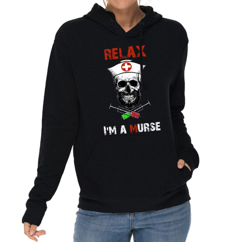 Funny Murse Male Nurse Gift Lightweight Hoodie | Artistshot