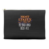 Most Likely To Halloween Be Bad And Boo Jee Matching T Shirt Accessory Pouches | Artistshot