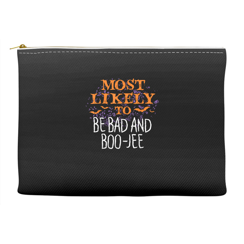 Most Likely To Halloween Be Bad And Boo Jee Matching T Shirt Accessory Pouches | Artistshot