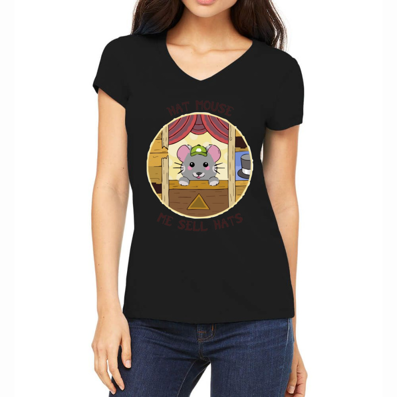 Stardew Valley - Hat Mouse Women's V-Neck T-Shirt by cm-arts | Artistshot