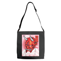 Oni Mask Demon Mask Yokai Kawaii Japanese Aesthetic Harajuku T Shirt Adjustable Strap Totes | Artistshot