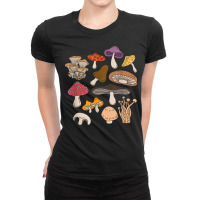 Mushroom Foraging Mycology Fungi Mycologist T Shirt Ladies Fitted T-shirt | Artistshot