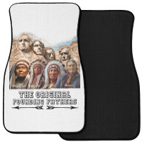 Original Founding Fathers Native American Long Sleeve T Shirt Front Car Mat | Artistshot