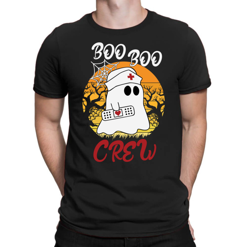 Halloween Nurse Boo Boo Crew With Bandage T-shirt | Artistshot