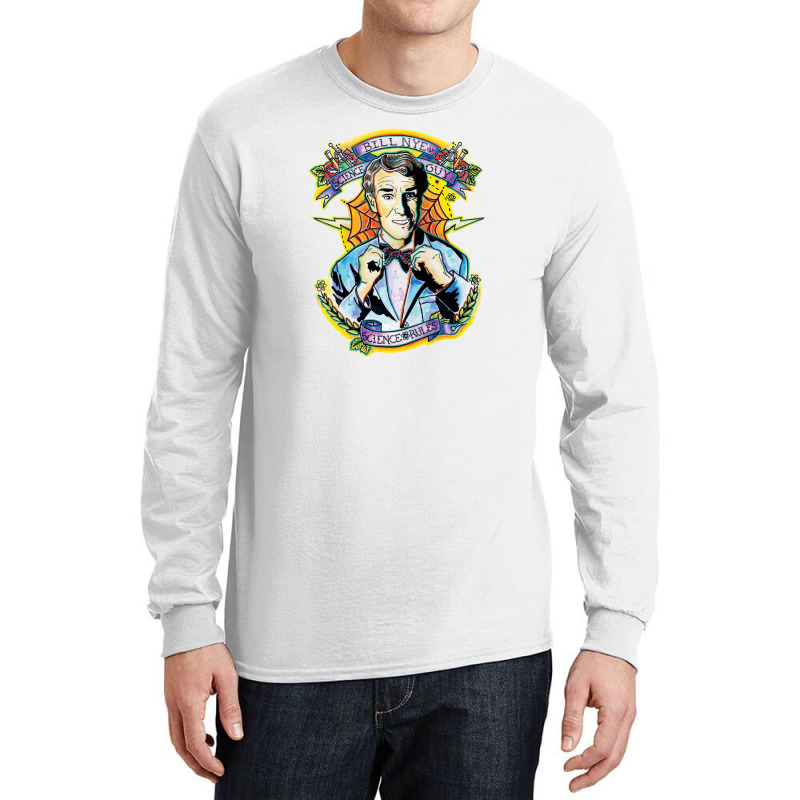 Bill Nye The Guy Long Sleeve Shirts | Artistshot