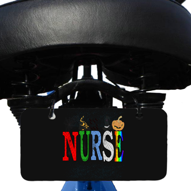 Halloween Nurse Nursing Cute Health Worker Halloween Bicycle License Plate | Artistshot