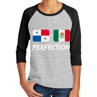 Panamanian Plus Mexican Perfection Flag Heritage Premium T Shirt Youth 3/4 Sleeve | Artistshot