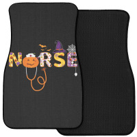 Halloween Nurse, Halloween Nursing, Cool Halloween Nurse, Boo Boo Crew Front Car Mat | Artistshot