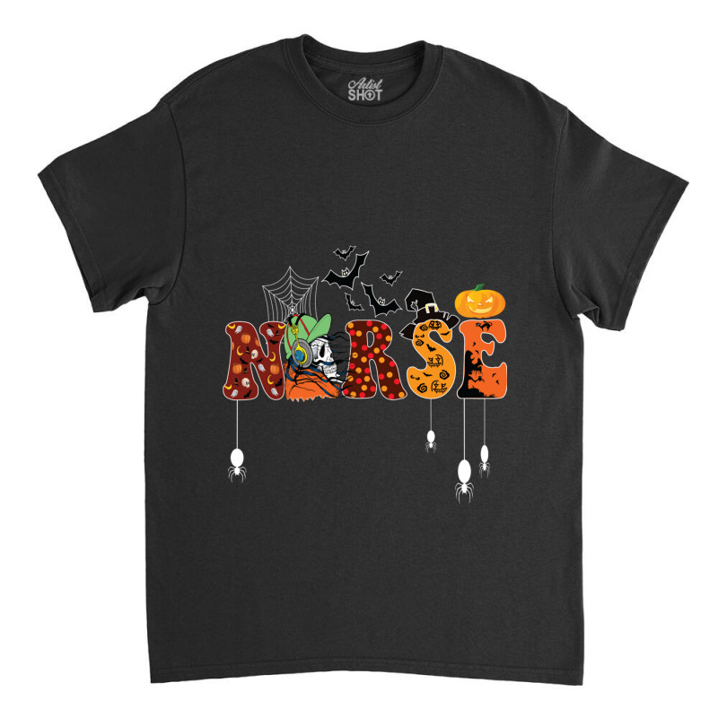 Halloween Nurse, Nurse Halloween, Funny Halloween Classic T-shirt | Artistshot