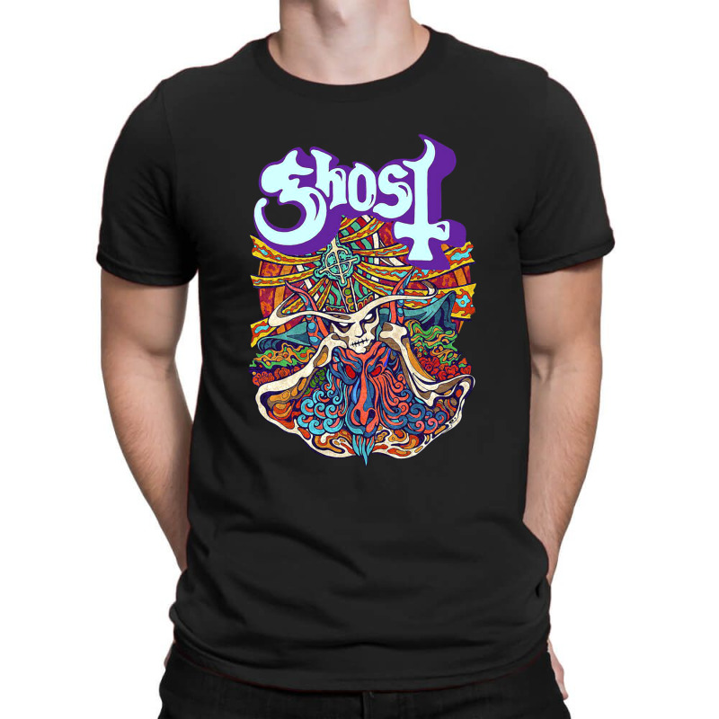 Official-ghost-panic-satanic T-Shirt by cm-arts | Artistshot