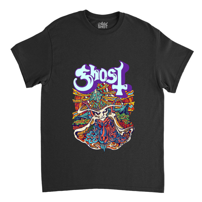 Official-ghost-panic-satanic Classic T-shirt by cm-arts | Artistshot