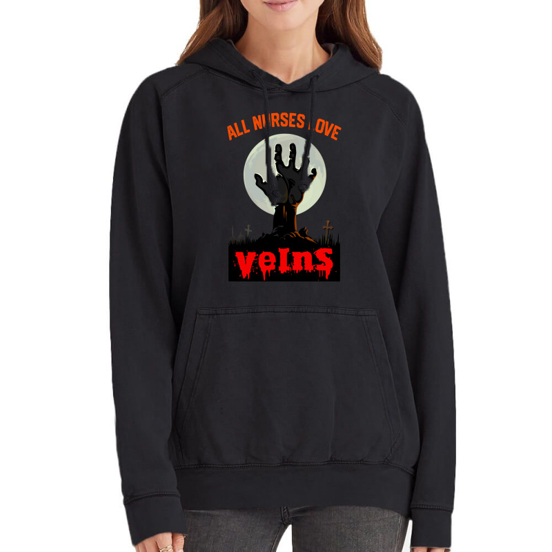 All Nurses Love Veins - Funny Nurse Halloween Costume  Tee Gift Vintage Hoodie | Artistshot