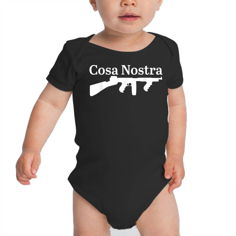 Sicilian Mafia Gangster Godfather Boss Italy Italian T Shirt Baby Bodysuit by cm-arts | Artistshot