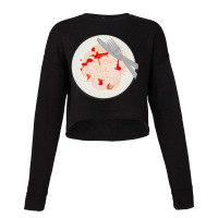 Eat The Rich Spaghetti Meatballs Active Cropped Sweater | Artistshot