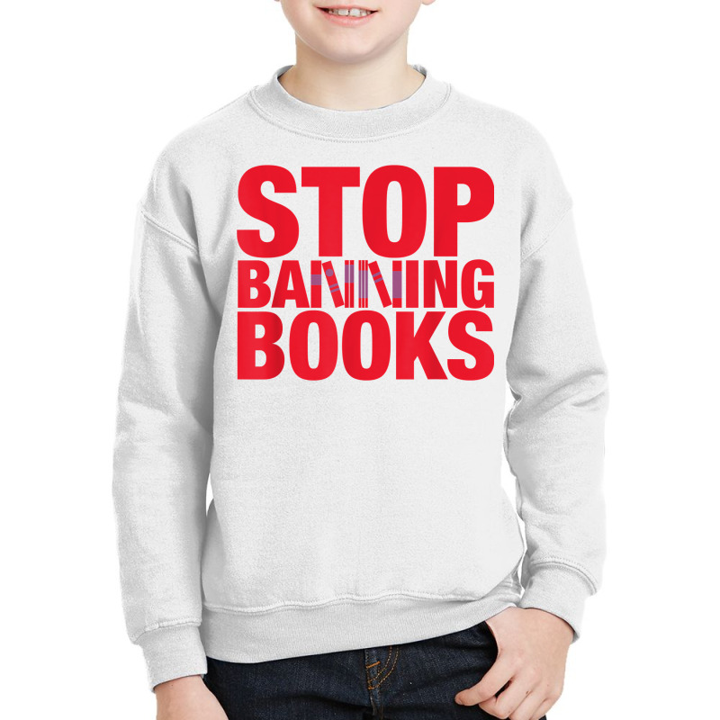 Protect Our Freedoms Stop Banning Books First Amendment T Shirt Youth Sweatshirt by cm-arts | Artistshot