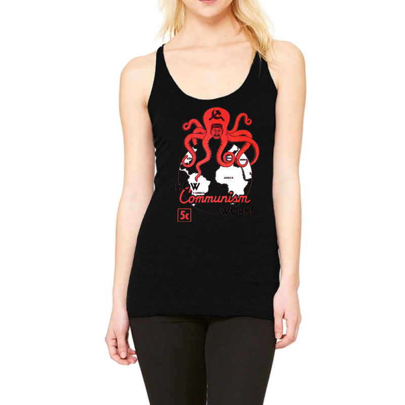 Communist Propaganda Racerback Tank by cm-arts | Artistshot