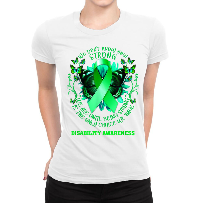 Disability Employment Awareness Month Disability Pride Month T Shirt Ladies Fitted T-Shirt by cm-arts | Artistshot