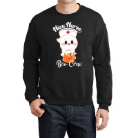 Nicu Nurse Boo Crew Funny Halloween Nicu Nurse Party Crewneck Sweatshirt | Artistshot