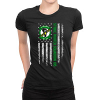 Strike Fighter Squadron 105 (vfa 105) American Flag T Shirt Ladies Fitted T-shirt | Artistshot