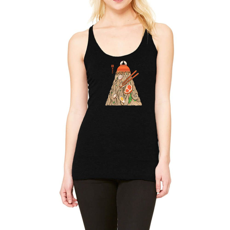 Alien Ramen Invasion Racerback Tank by Quilimo | Artistshot