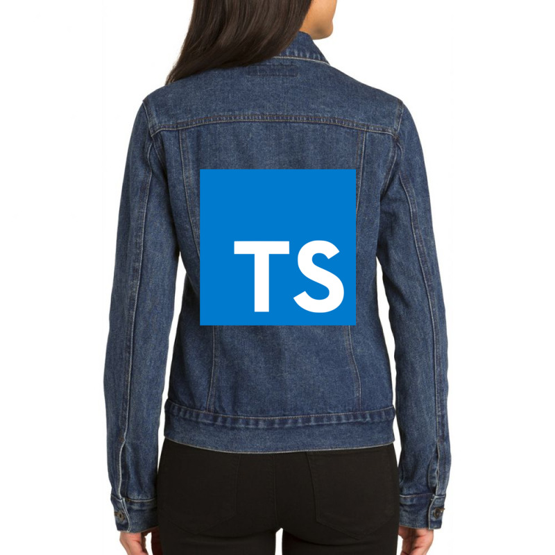 Typescript Ladies Denim Jacket by MOSESWOODS | Artistshot