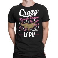 Crazy Komodo Dragon Lady Monitor Lizard Girl T Shirt T-shirt | Artistshot