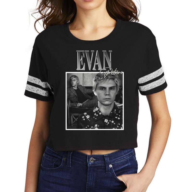 Evan Peters Scorecard Crop Tee by cm-arts | Artistshot