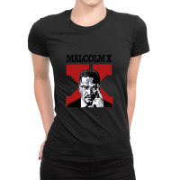 Malcolm X Ladies Fitted T-shirt | Artistshot