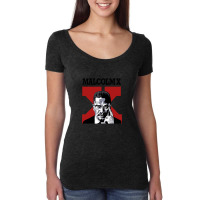 Malcolm X Women's Triblend Scoop T-shirt | Artistshot