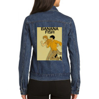 Banana Fish Ladies Denim Jacket | Artistshot