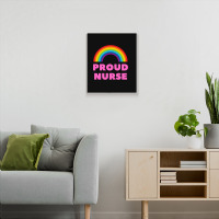 Proud Gay Nurse Metal Print Vertical | Artistshot