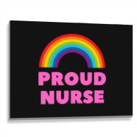 Proud Gay Nurse Metal Print Horizontal | Artistshot