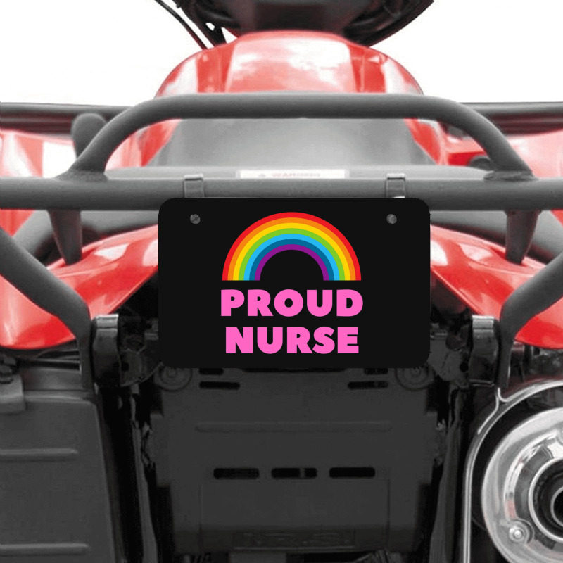 Proud Gay Nurse Atv License Plate | Artistshot