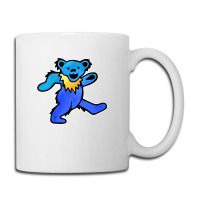 Blue Grateful Dancing Hippie Classic Rock Dead Bear Coffee Mug | Artistshot