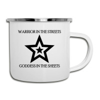 Warrior In The Streets, Goddess In The Sheets Camper Cup | Artistshot