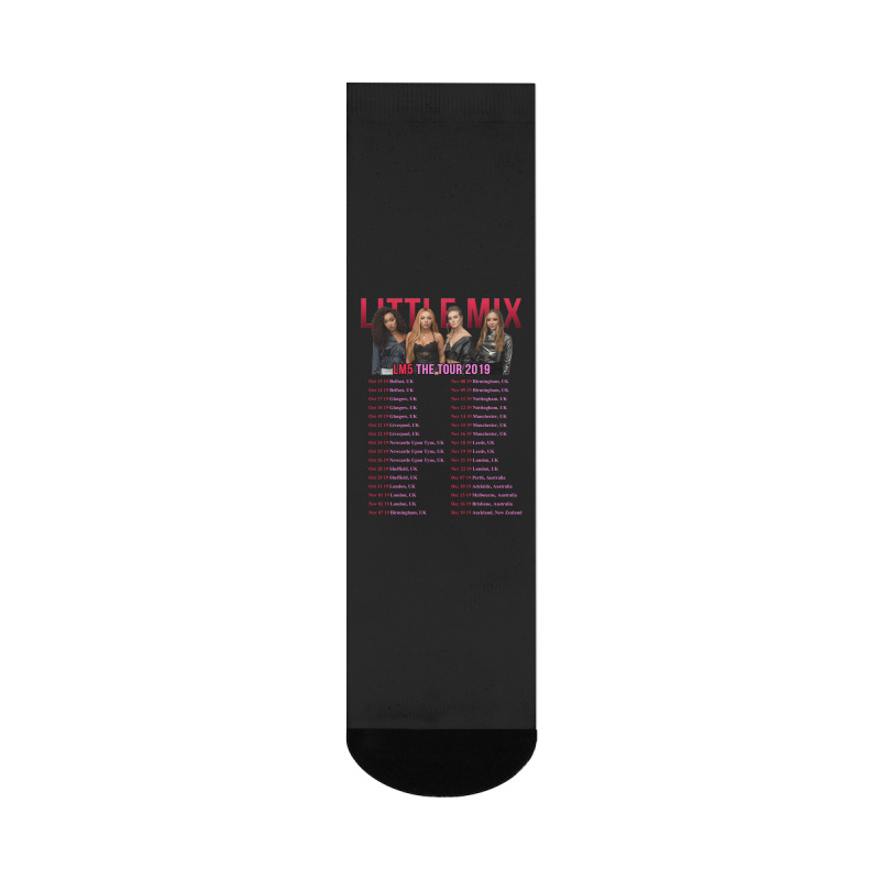 Little Mix   Lm5 Tour 2019 Back Crew Socks | Artistshot