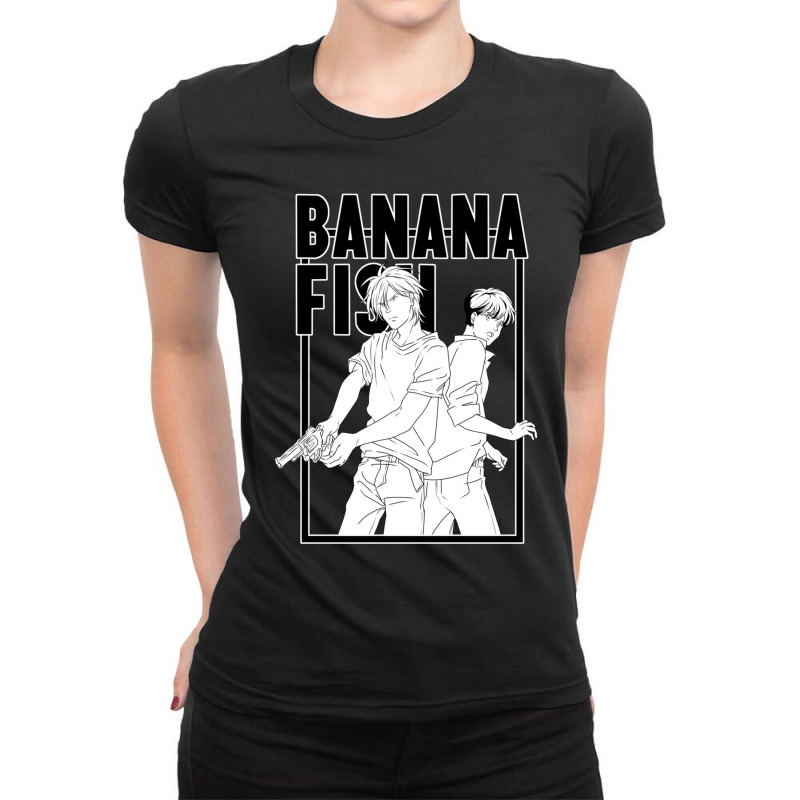 Banana Fish Ladies Fitted T-Shirt by cm-arts | Artistshot